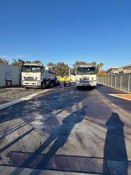 carpark before
